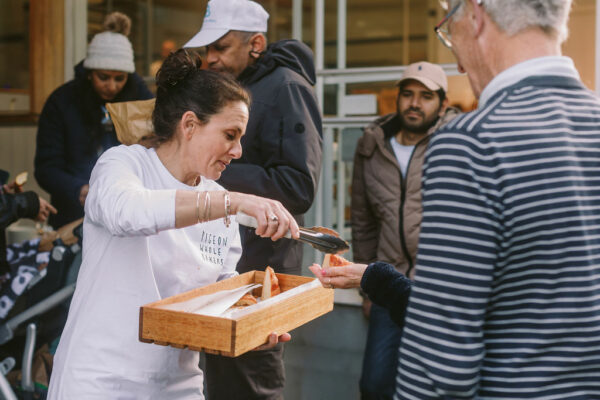 BSCPH(6of36)2023 - BEAKER STREET CRAWL - PIGEON WHOLE CROSSIANT ALCHEMY - Fred and Hannah for Brand Tasmania - low res